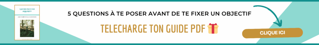 PDF gratuit Exercice comment se fixer un obon objectif aligné Cynthia Coll coach Lyon